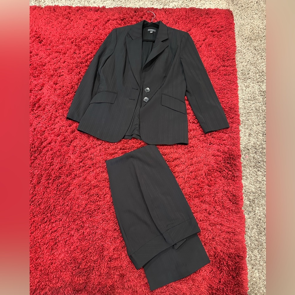 Classic Black Blazer and Pants Set